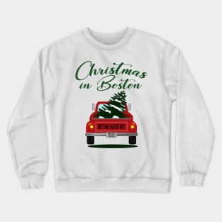 Christmas in Boston - Bettah Watch Out  - Mass Hole Crewneck Sweatshirt